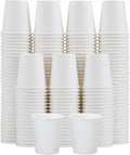 [300 Pack 5 oz Mini Paper Cups White, Small Mouthwash Cups 5 OZ, Disposable Bathroom Cups 5 Ounce for Supermarket, Birthday Party, Travel, Events, Picnic, BBQ