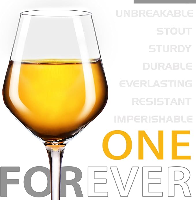 Plastic Wine Glasses Set of 8(15oz) |Unbreakable Wine Glasses with Stem|100% Tritan & BPA Free |Dishwasher Safe| Awesome For Pool, Beach, Travel, Pool, Camping, Beach, Picnic, Everyday Use.