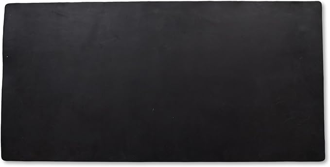 Genuine Leather Desk Pad, Office Desk Mat, Large Desk Blotter, Desk Protector, and Mouse Pad – 31.5" x 15.75" (1.8-2.0 mm) Black, Waterproof, Premium Quality for Desk Surface Protection and Comfort