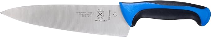 Mercer Culinary Millennia Colors Chef's Knife, 8 Inch, Blue