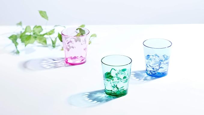 SCANDINOVIA - 8 oz Unbreakable Premium Juice Glasses Kid Cups- Set of 4 - Super Grade Acrylic Plastic Tumbler Cups - Perfect for Gifts - BPA Free - Dishwasher Safe - Stackable - Reusable