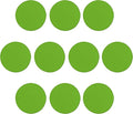 10 Round Foam Bud Coasters Pack, 4 inch - PU Foam, Party Favor - Lime Green