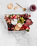 Iowa Shaped Baking Dish Serving Platter or Decorative Tray Charming Porcelain Bakeware Oven Microwave and Dishwasher Safe