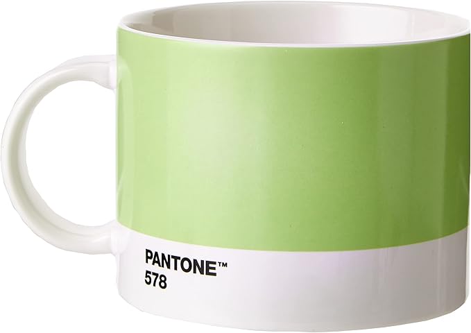 Pantone Tea Cup Porcelain, 475 ml, Porcelain, Light Green 578, 10.4 x 10.4 x 8 cm