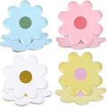 40PCS Daisy Plates Flower Paper Plates for Daisy Party Decorations 9" Daisy-Shaped Disposable Decorative Plates for Birthday Wedding Bridal Party Supplies