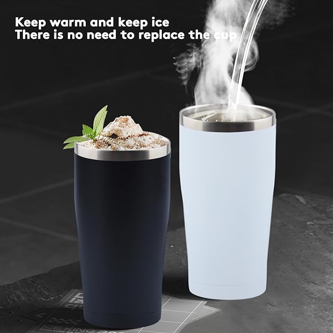 16 Pack Travel Coffee Tumbler 30 oz, Stainless Steel Mug with Lid and Straw, Insulated Cup for Water, Tea, Hot and Cold Drinks (Mixed color)