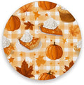 Coasters for Drinks Coaster Drink Set Decorative Coffee Table Desk Cup Mat Spring Cute Cork Bar Backing Round Home Decor Thanksgiving Pumpkin Cakes Yellow36