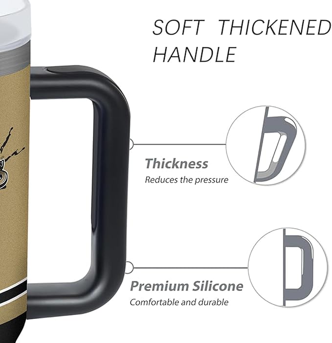 30 oz Tumbler with Handle and Straw,Car cup,Coffee Mug,100% Leakproof Insulated Tumbler with Lid and Straw,Made of Stainless Steel,Cup Holder Friendly Base,Classic Collection Gifts for Fans