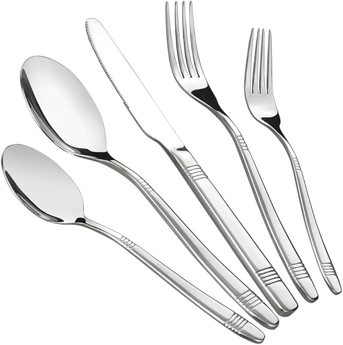 Begale 30-Piece Stainless Steel Flatware, Service for 6