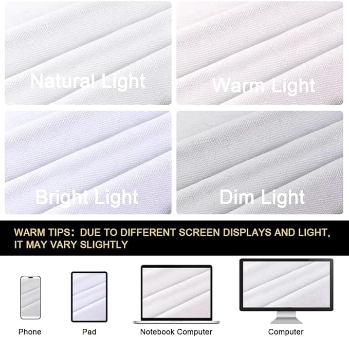 PrinceDeco Blackout Curtains 90 Inches Long 2 Panels Set for Bedroom Living Room Thermal Insulated Textured Curtains with White Liner Grommet Window Curtains,W52 x L90, Pure White