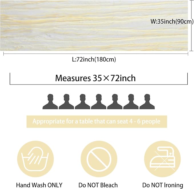 Fivenl 12 Pack Cheesecloth Table Runner 35x72 Inch Boho Gauze Table Runner Rustic Cheese Cloth Long Table Runner Romantic Table Runner for Wedding Bridal Shower Birthday Party Table Decor (Beige)