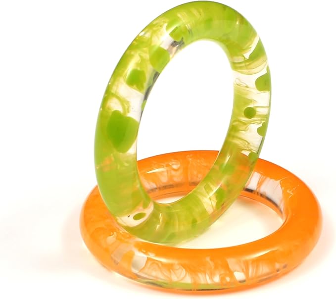 CLEENTABLE Napkin Rings Set of 12 - Epoxy Resin Napkin Holder Cuffs for Dinner Table Décor - Farmhouse Modern Serviette Rings for Weddings, Parties, Receptions, Banquets, Daily Use (Pastel)