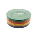 G.E.T. B-1611-MIX Diamond Mardi Gras Collection, Multi Color 16 oz. Melamine Bowls (Pack of 12),