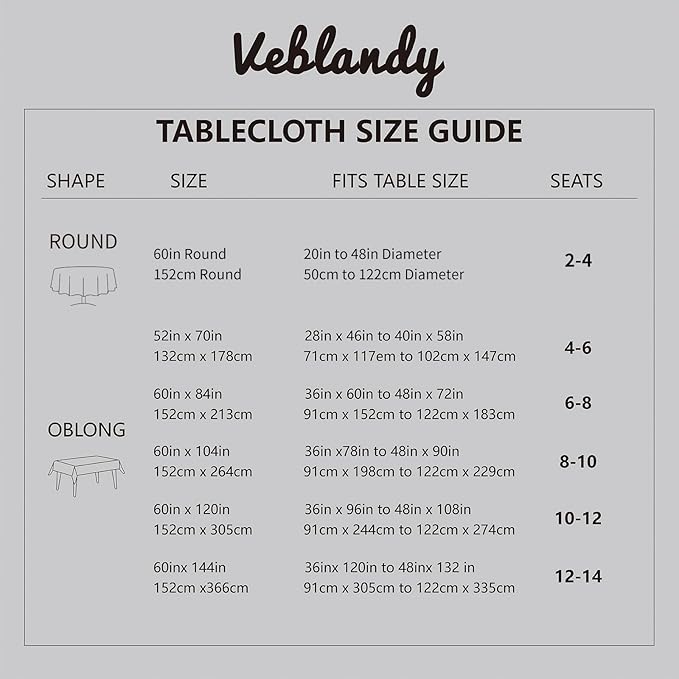 2 Pack Rectangle Tablecloth, 60x104 inch, Water Resistant Wrinkle Free Linen Textured Table Cloth Washable, Decorative Fabric Table Cover for Dining, Party and Camping, Black