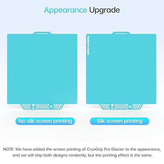 BIQU CryoGrip Pro Glacier 257x257mm Panda Build Plate for Bambu-Lab P1S/P1P/P2S/X1C/X1E/A1 3D Printer Double Sided Upgrade Build Plate Removable Surface Platform