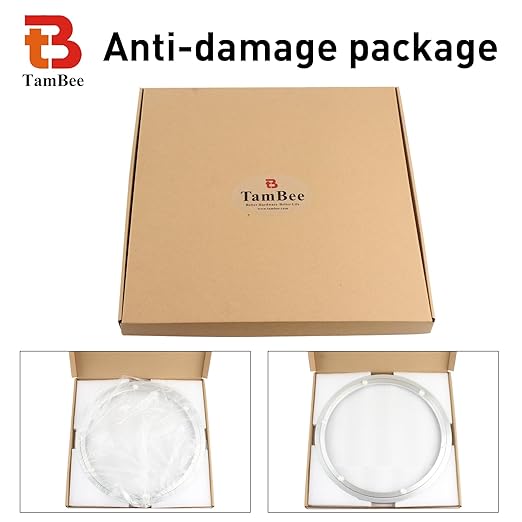 TamBee 20 Inch Lazy Susan Hardware Mute Turntable Bearing 450 lbs Load Capacity Heavy Duty Lazy Susan Parts Kit Rotating Ring Mechanism for Dining Tables, DIY Projects(Base Only)