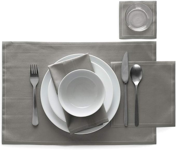 MY DRAP PLACEMAT (Grey, 12 Pack)