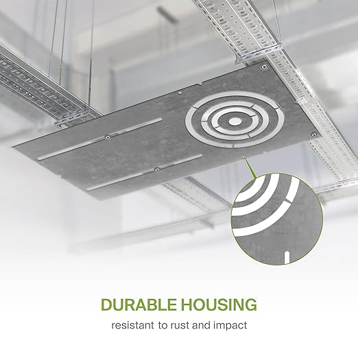 ASD 18 Inch New Construction Mounting Plate with Asymmetric Round Hole - 3/4/6 Inch Flat Steel Rough in Wafer Light Bracket, Shallow LED Recessed Lighting Housing, 24 Pack