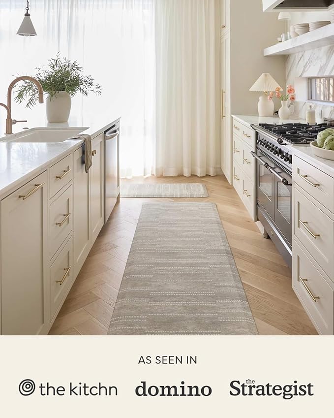 House of Noa Nama Standing Mat – Anti-Fatigue Cushioned Kitchen Mats for Floor | Ergonomic Bounce-Back Foam Kitchen Mats | Anti-Fatigue Mats for Kitchen & Standing | Aspen Dusk | 22"x72"