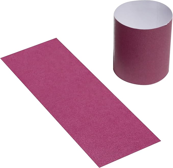 Germiwipe 2500 Pcs Burgundy Napkin Bands,Paper Napkin Rings Self Adhesive,Silverware Wraps Bands, Perfect for Birthday Parties, Weddings, Family Reunion & Events
