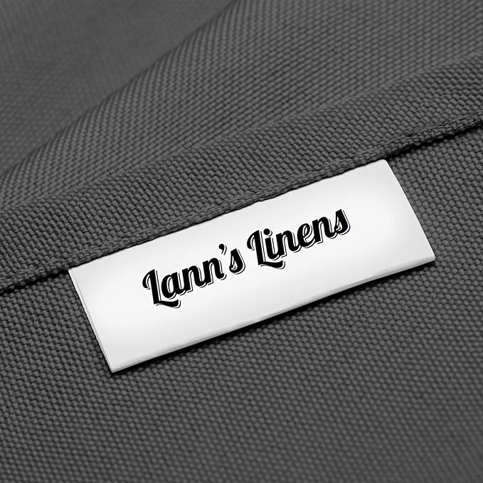 Lann's Linens - 70" Round Premium Tablecloth for Wedding/Banquet/Restaurant - Polyester Fabric Table Cloth - Dark Gray