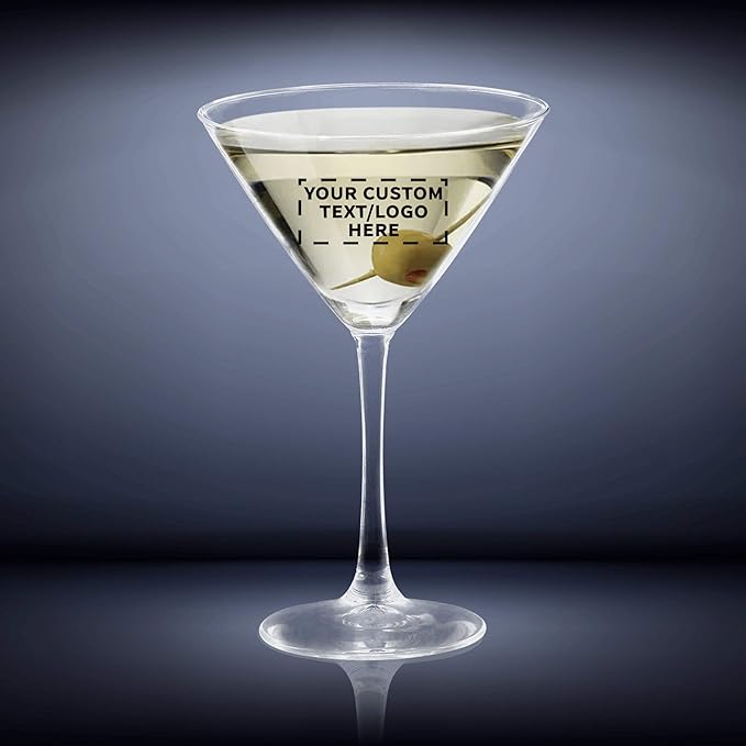 Custom Martini Glasses by ARC 10 oz. Set of 50, Personalized Bulk Pack - Perfect for Hotel, Bar, Restaurant or Lounge - Clear