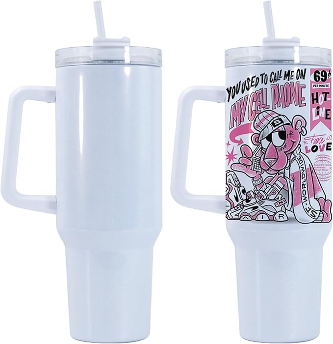 40 oz Sublimation Dazzle-Colour Tumbler with Handle Lid and Straw 20 Pack Stainless Steel Double Wall Vacuum Insulated Cup Tumblers Bulk Sublimation Blank Cupholder Friendly Mixed Colors