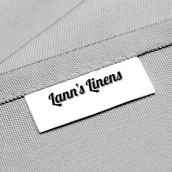 Lann's Linens - 120" Round Premium Tablecloth for Wedding/Banquet/Restaurant - Polyester Fabric Table Cloth - Silver