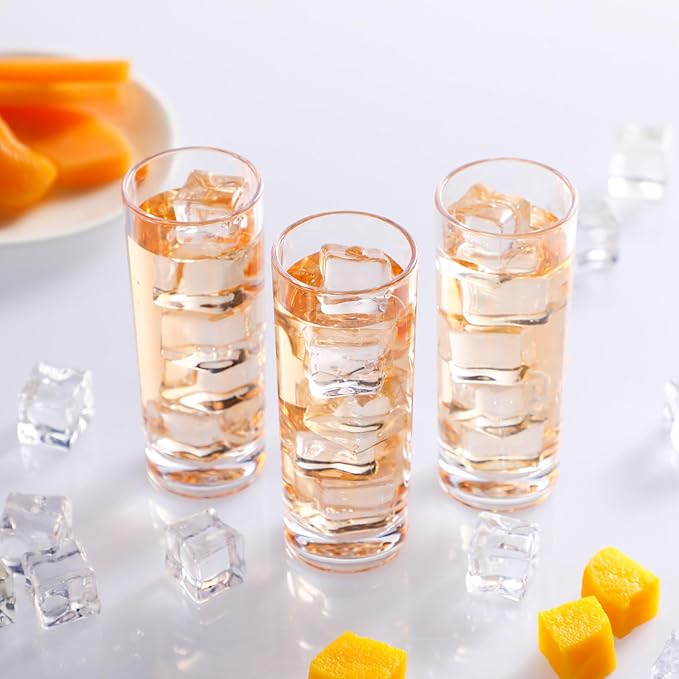 72 Pcs Shot Glasses Set 2.2 oz Mini Shot Cup Bulk, Clear Plastic Unbreakable Base Plastic Glass for Custom, Birthday Wedding Guest Gift (Tall)
