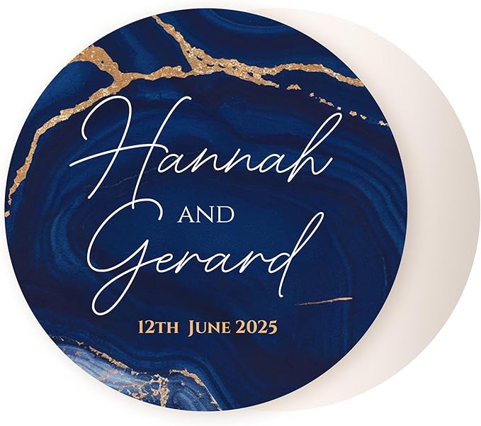 100 Pack Personalized Wedding Coasters, Custom Cardboard Coasters for Drinks with Photo Print and Text, Keepsake Wedding Favors and Gifts for Couples, 3.95" Round (Design 5)