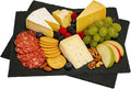 2PCS 16inch*12inch Slate Cheese Board Tray charcuterie Boards Slate placemats,Natural Food Contact Safe Stone,Suitable for Sushi, Party, Gift, Fruit, Meat