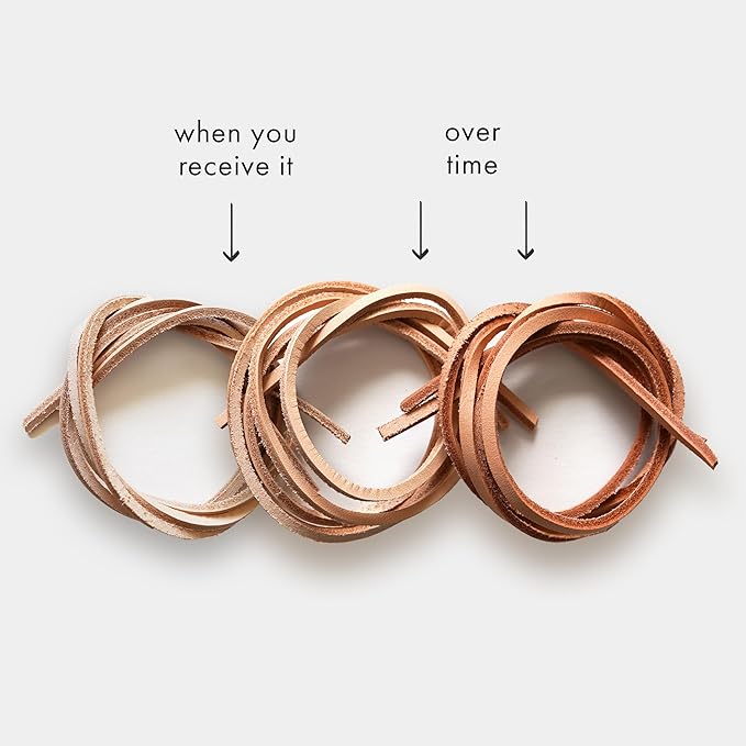 Keyaiira Genuine Leather Minimalist Leather Napkin Rings – Stylish Natural Napkin Holders for Dining & Serving, Perfect for Everyday Tables, Restaurants Gatherings