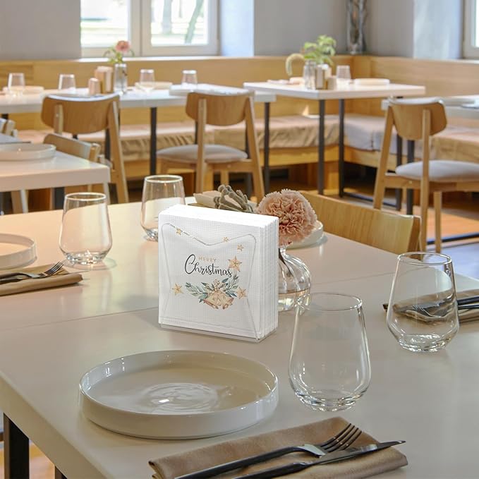 SILUT 2 Pack Clear Napkin Holder for Table, Kitchen Napkins Holder, Cocktail Napkin Holder, Napkin Dispenser for for Restaurant, Bar napkin holder, Napkin Freestanding Holder