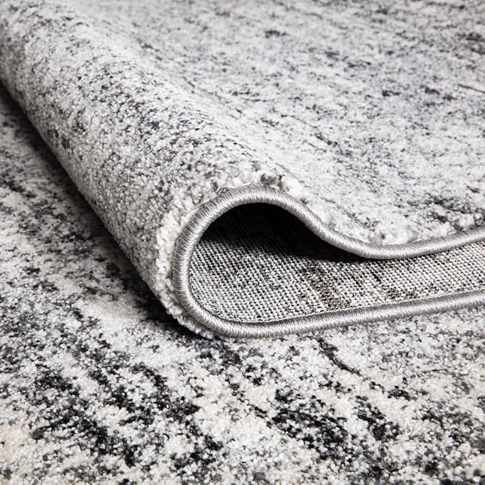 Keen Home Design Area Rugs - 2x3 Non-Shedding, Abstract Rugs for Kitchen, Living Room, Bedroom, Dining Room, Entryway - Size: 2' x 3', Abstract Cream/Grey