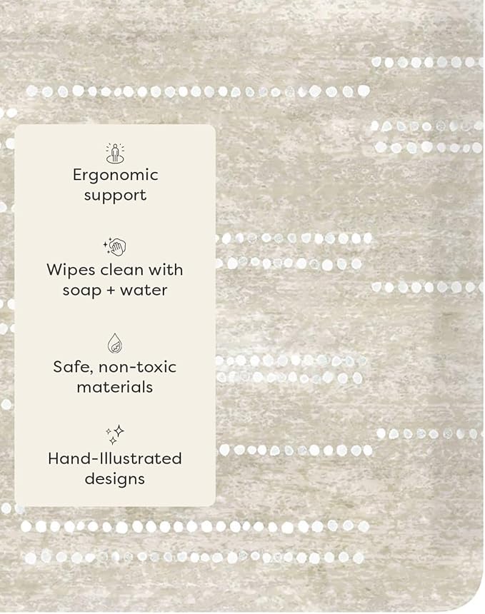 House of Noa Nama Standing Mat – Anti-Fatigue Cushioned Kitchen Mats for Floor | Ergonomic Bounce-Back Foam Kitchen Mats | Anti-Fatigue Mats for Kitchen & Standing | Aspen Reed | 22"x54"