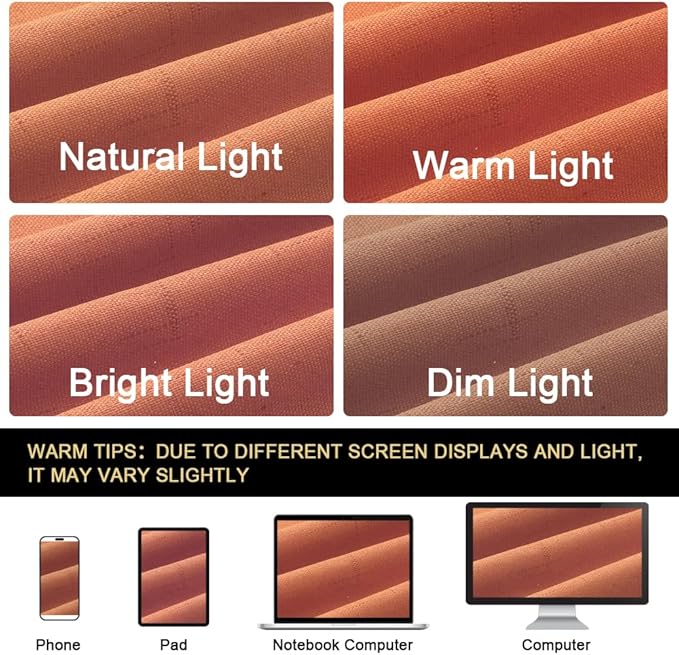 PrinceDeco 100% Linen Blackout Curtains 84 Inches Long Extra Wide Patio Door Curtains for Sliding Glass Door Room Divider for Farmhouse Bedroom/Living Room,100 X L84 Inch, Orange