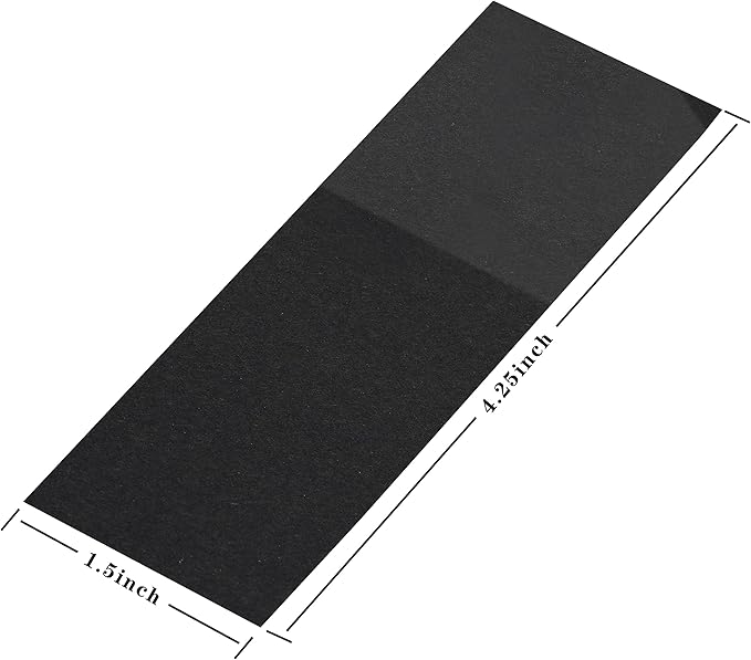 Germiwipe Napkin Bands,Paper Napkin Rings Self Adhesive,Silverware Wraps Band for Restaurant, Family Gathering, Outdoor, Wedding and Holidays (Black - 500pcs)