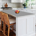 Extra Large Silicone Mat, 78.7''x23.6''(200cmx60cm) Heat Resistant Mats for Countertop, Waterproof Countertop Protector, Cuttable Kitchen Countertop Mat, Silicone Mat for Kitchen Island, Light Gray
