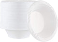 100 Count Disposable 12 ounce White Plastic Soup Bowls