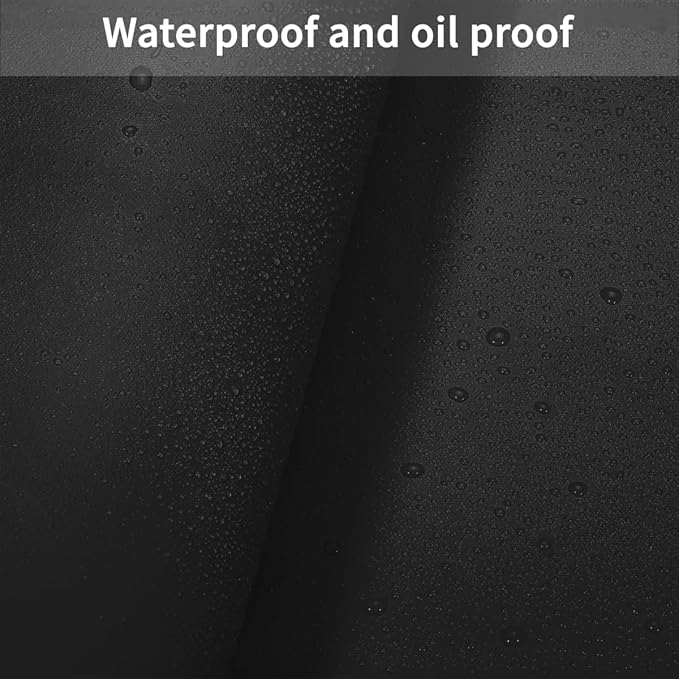 Table Pads - 32x60 Inch Waterproof Easy to Clean Can Conceal Flaws Protector The Table Top from Scratches Used for Dining (Black+Black 32x60)