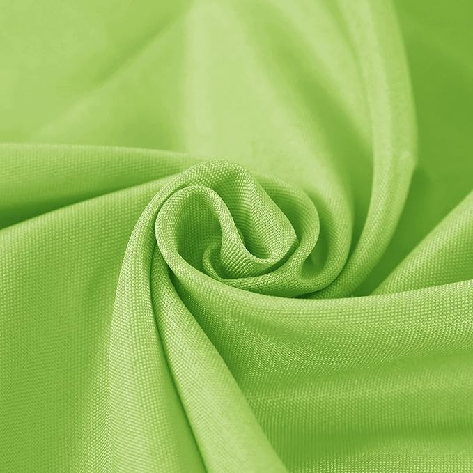 Fokitut 2 Pack Waterproof Rectangle Tablecloth, 60x120 Inch,Stain Resistant and Wrinkle Polyester Table Cloth, Fabric Table Cover for Kitchen Dining, Wedding, Party, Holiday Dinner-Apple Green