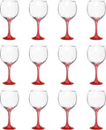 DISCOUNT PROMOS Premiere Wedding Wine Glasses 20.5 oz. Set of 12, Bulk Pack - Restaurant Glassware, Perfect for Red Wine or White Wine - Red