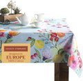 Maison d' Hermine Table Cloth Rectangle Table 100% Cotton 70 x 108 Inches Tablecloth Reusable Decorative for Dining Room Farmhouse Home Valentines Day Decorations Spring Summer - Jardin D'Ete - Mint