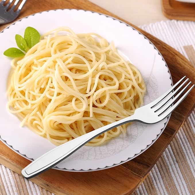 12 Pieces Dinner Forks, Stainless Steel Table Fork Set
