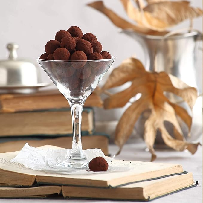 LAV Martini Glasses Set of 4 - Martini Cocktail Glass Set 6 oz - Cosmopolitan Glasses for Elegant Cocktails - Classic Cocktail Glasses with Chic Design for Home Parties