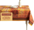 Maison d' Hermine Table Cloth Square Table 100% Cotton 54 x 54 Inches Fall Tablecloth Reusable Everyday Use for Thanksgiving Christmas Decorations Dining Farmhouse Party (Thanksgiving Tartan)