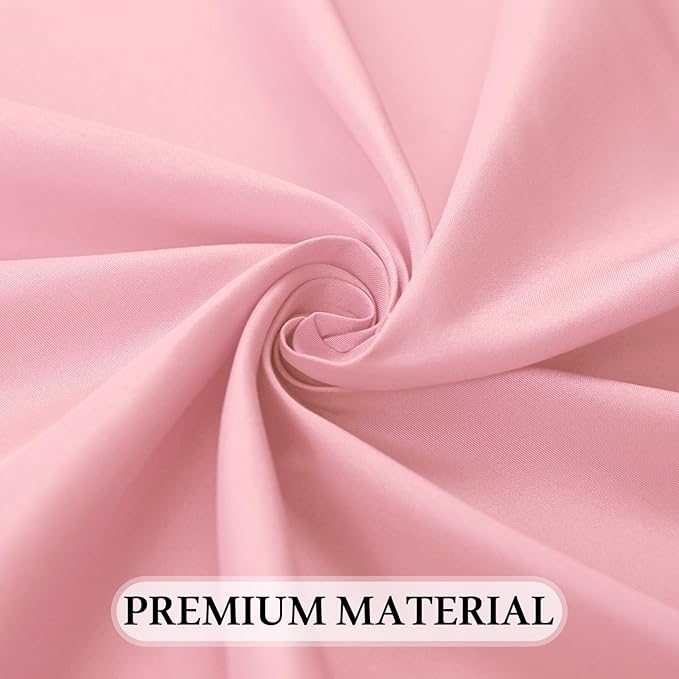 8 Pack Pink Tablecloth 60 x 126 Inch Rectangular Valentine’s Day Table Cloth for 8 Foot Rectangle Tables, Wrinkle Resistant Washable Fabric Polyester Table Covers for Wedding Party Banquet Buffet