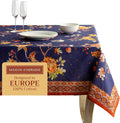 Maison d' Hermine Table Cloth Rectangle Table 100% Cotton 60 x 90 Inches Fall Tablecloth Reusable Everyday Use for Thanksgiving Christmas Decorations Dining Farmhouse Party (Kelim - Infinity)