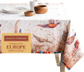 Maison d' Hermine Table Cloth Rectangle Table 100% Cotton 60 x 108 Inches Fall Tablecloth Reusable Everyday Use for Thanksgiving Christmas Decorations Dining Farmhouse Party (Faisan D'Automne)