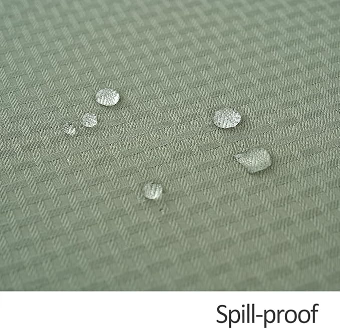 maxmill Weaved Texture Tablecloth Water Resistance Antiwrinkle Spillproof Soft Washable Table Cloth for Dining Room, Buffet Banquet Parties Holiday Dinner, Rectangular 60 x 108 Inch, Sage Green